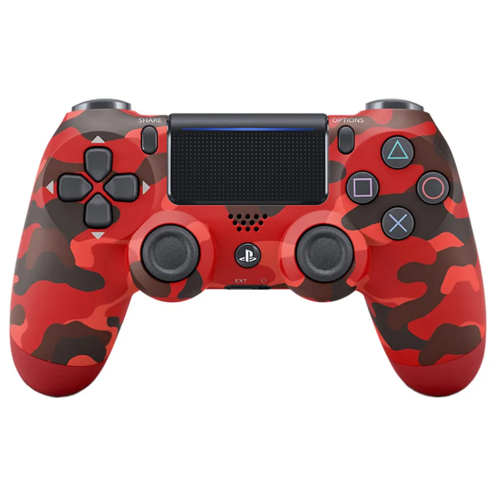 PS4-dualshock-new-red-camo دسته PS4 سری جدید - DualShock 4 | قرمز ارتشی
