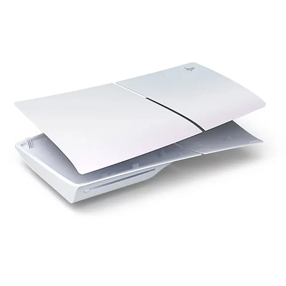 کاور PS5 اسلیم - سفید مرواریدی کروم