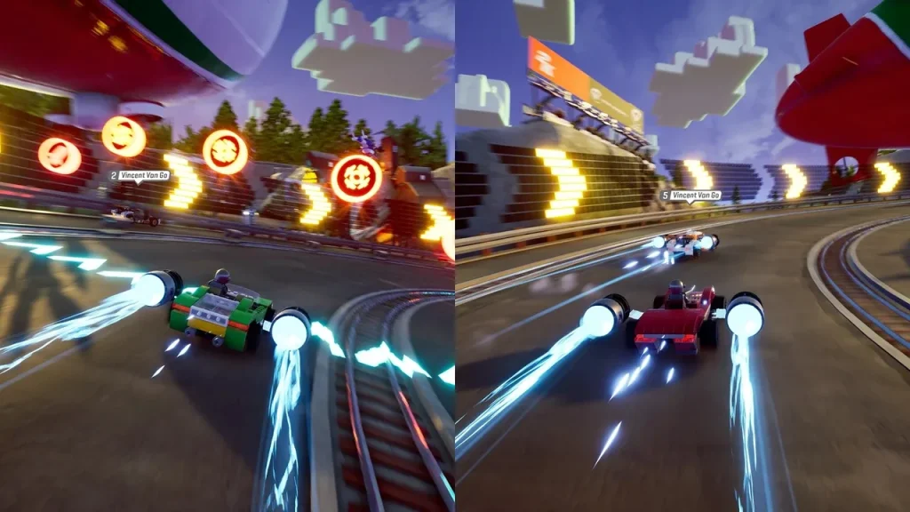 گیم پلی LEGO 2K Drive روی PS5