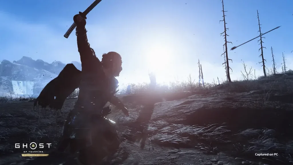 صحنهای از مبارزه سامورایی در Ghost of Tsushima Director's Cut برای PS4